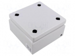 Enclosure: multipurpose | X: 150mm | Y: 150mm | Z: 80mm | KX | steel | IP66