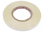 Tape: fixing | W: 12mm | L: 50m | Thk: 0.175mm | colourless | polyacrylic