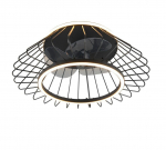 Karlsborg LED ceiling fan matt black ventilators