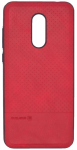Back panel cover Evelatus Xiaomi Redmi 5 Plus TPU case 1 with metal plate (possible to use with magnet car holder) Red