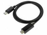 Cable | DisplayPort plug,HDMI plug | DisplayPort 1.1 | 1.8m | black