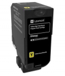 Printer accessories LEXMARK  Genuine High Capacity Yellow Return Programme 84C2HY0 Toner Cartridge