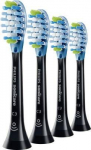 Toothbrush Philips  Toothbrush Heads HX9044/33 Sonicare C3 Premium Plaque Heads, For adults and kids, Number of brush heads included 4, Sonic technology, Black