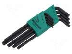 Wrench: Torx&reg;-set | TX9,TX10,TX15,TX20,TX25,TX27,TX30,TX40 | long