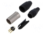 Connector: XLR | plug | male | audio video | XX-HD | 16A | PIN: 3 | straight