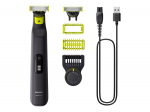 Philips Face and Body Shaver | QP6542/15 OneBlade Pro 360 | Operating time (max) 90 min | Wet & Dry | Lithium Ion | Black