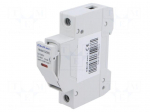 Fuse holder | 10x38mm | for DIN rail mounting | 30A | Poles: 1 | 1kVDC