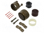 Connector: military | plug | female | PIN: 26 | PT/451 | 7.5A | 600V | olive