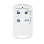 PNI SafeHouse HS190 remote control for wireless alarm systems, arming, disarming, partial arming, panic alarm functions
