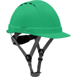 Jalan&otilde;ud, t&ouml;&ouml;riided | Isikukaitsevahendid // Isikukaitsevahendid | Kaitseprillid, Kiivrid, Hingamismaskid // Hełm przemysłowy ochr. went., zielony, kat. ii, ce, lahti