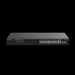 RG-ES118FGS-LP ~ PoE switch komutators 16FE(PoE)+2GE(Uplink) 120W