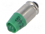 LED lamp | green | 28VDC | 28VAC | No.of diodes: 1