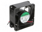 Fan: DC | axial | 12VDC | 60x60x25mm | 62m3/h | 41.7dBA | ball | 7500rpm