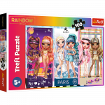 M&auml;nguala | PC | Konsoolid | Tarvikud // Harivad m&auml;nguasjad | Interaktiivsed | Loomingulised | Kunstilised // Puzzle - 100 - Tęczowe laleczki - Rainbow High - Trefl 16444