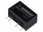 Converter: DC/DC | 2W | Uin: 4.5&divide;5.5VDC | Uout: 12VDC | Iout: 167mA | SIP7