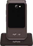 Cell phone MyPhone  Harmony LTE Praline Collection | Brown | 2.8+1.44 " | IPS | 48 MB | 128 MB | Single SIM | MicroSD | 3G | Bluetooth | 5.1 | Main camera resolution 2 MP | 1300 mAh