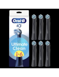Oral-B | Replaceable toothbrush heads | iO UltimateClean | Heads | For adults | Number of brush heads included 6 | Black