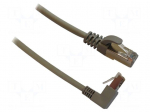 Patch cord | F/UTP | Cat: 6 | RJ45 plug,RJ45 up angled plug | Cu | 2m