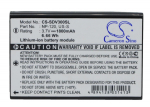 1800mAh for Sonocaddie V300,V300 Plus,AutoPlay