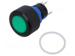Switch: push-button | Pos: 2 | SPDT | 0.5A/220VAC | 1A/24VDC | ON-(ON)