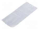 Plastic bag | L: 350mm | Width: 140mm | Thick: 6um | HDPE | transparent