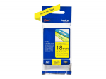 Brother | TZe-641 Laminated Tape | Black On Yellow | TZe | 8 m | 1.8 cm