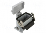 Enclosure for connectors: HDC | size 57.27 | with latch | M20