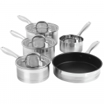 Salter BW06746EU7 Timeless Collection Stainless Steel 5 Piece Pan Set
