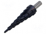 Drill bit | step,conical,multistep | L: 125mm | 3-surface | 12mm