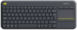 Keyboard Logitech Wireless Touch K400 Plus Black US