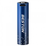 Rechargeable 18650 Battery with USB-C Port, 3.7V, 2000mAh, Li-Ion