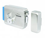 YE910 elektromagnetiline lukk, 12V, roostevabast terasest, topelt keskmega ja nupuga, Fail Secure NC