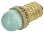 LED lamp | green | E14 | 230VAC
