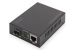 Digitus Gigabit PoE media converter, RJ45 / SFP, PSE