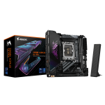 Gigabyte Z890I AORUS ULTRA | Processor family Intel | Processor socket LGA1851 | DDR5 | Supported hard disk drive interfaces M.2