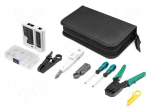 Tools set: for lan networks service | bag | 9pcs.