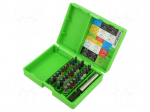 Tools set: screwdriver bits | Phillips,Pozidriv&reg;,Torx&reg; | 1/4"