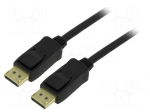 Cable | DisplayPort plug,both sides | PVC | DisplayPort 1.2 | 1m