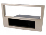 Radio mounting frame | Opel | 1 DIN | satin-stone