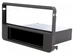 Radio mounting frame | Alfa Romeo | 1 DIN | black