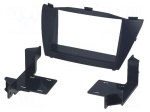 Radio mounting frame | Hyundai | 2 DIN | black