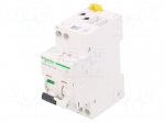 RCBO breaker | Inom: 16A | Ires: 10mA | Max surge current: 250A | IP20