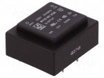 Transformer: encapsulated | 0.6VA | 230VAC | 12V | 50mA | Mounting: PCB