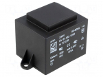 Transformer: encapsulated | 15VA | 230VAC | 18V | 833mA | Mounting: PCB