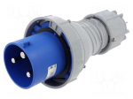 Connector: AC supply 3-phase | plug | male | 125A | 230VAC | IEC 60309