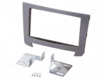 Radio frame | SsangYong | 2 DIN | grey