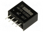 Converter: DC/DC | 1W | Uin: 12&divide;18VDC | Uout: 12VDC | Iout: 84mA | SIP4