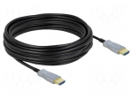 Cable | HDMI plug,both sides | HDMI 2.0,High Speed,optical | black
