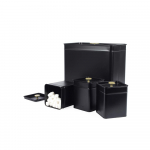 Salter BW14372 Alchemy 4-Piece Countertop Set, Black