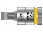 Socket: spanner-bit | 5.5x0.8mm | 1/4" | Socket bit length: 28mm
